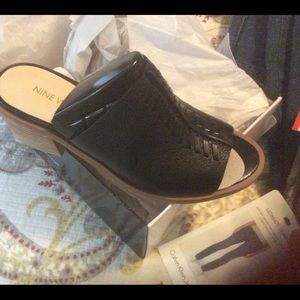 Slip-on Sandals w/ Block 2” Heel